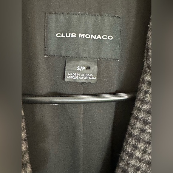 Club Monaco Jenna Coat Charcoal Size S - Picture 6 of 6